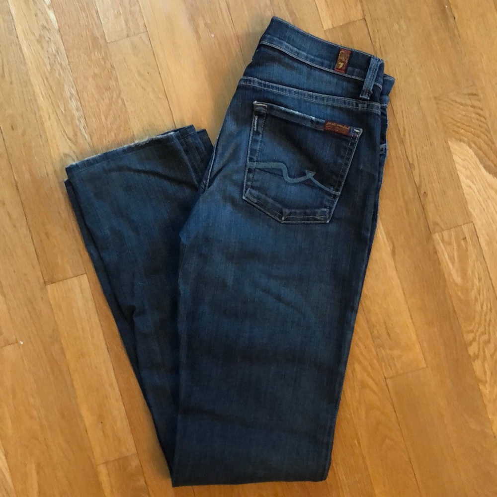 High Waisted Bootcut 7 For All Mankind Jeans